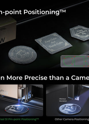 xTool S1 + 1064nm IR Laser Kit: Enclosed Diode Laser Engraver & Cutter