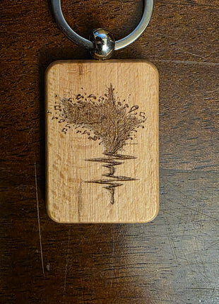 Wood Key Chain