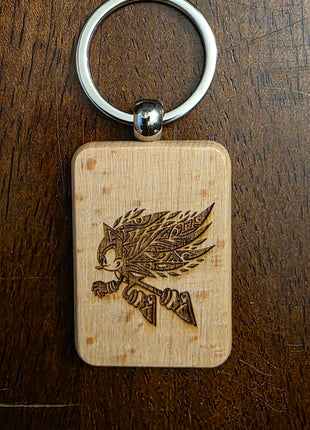 Wood Key Chain