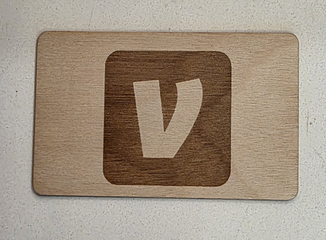 Wood NFC Payment Card – Tap to Pay, Instantly Connected