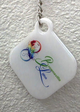 Full Color NFC Keychain – Customizable & Smart