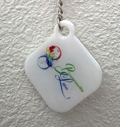 Full Color NFC Keychain – Customizable & Smart