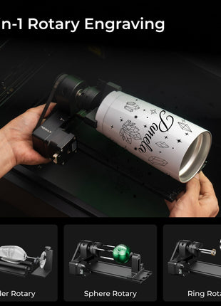 xTool S1 + 1064nm IR Laser Kit: Enclosed Diode Laser Engraver & Cutter