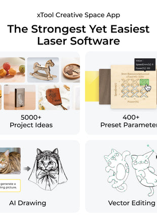 xTool S1 Enclosed Diode Laser Cutter