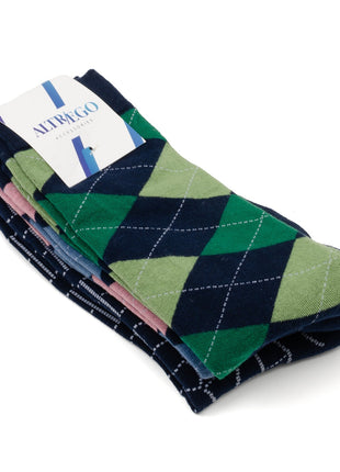 Argyle Hidden Message Sock Set