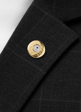 Bullet Silver Lapel Pin