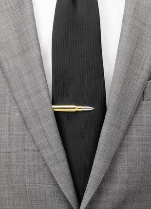 50 Cal Bullet Tie Clip