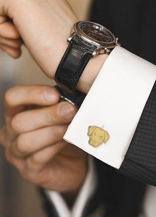 Yellow Labrador Cufflinks