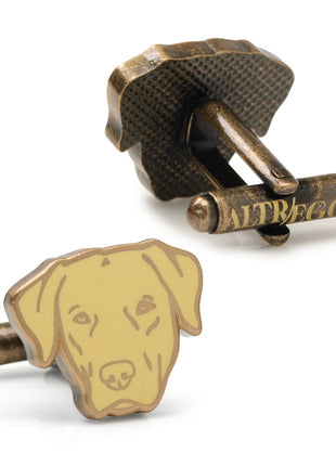 Yellow Labrador Cufflinks