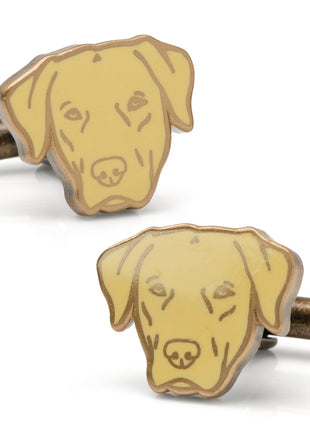 Yellow Labrador Cufflinks