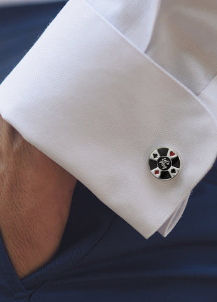 Poker Chip Cufflinks