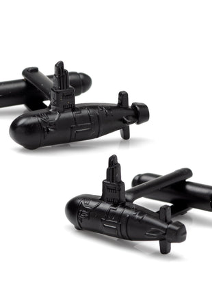 US Submarine Black 3D Cufflinks