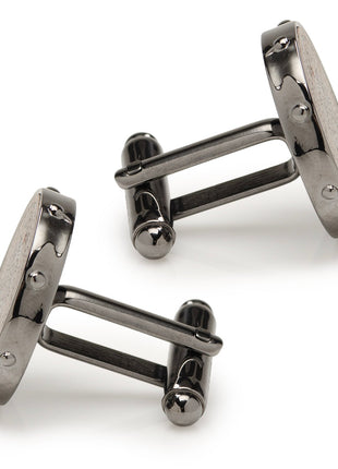Wine Barrel Metal Cufflinks