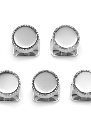 Stainless Steel Rope Border Round Studs