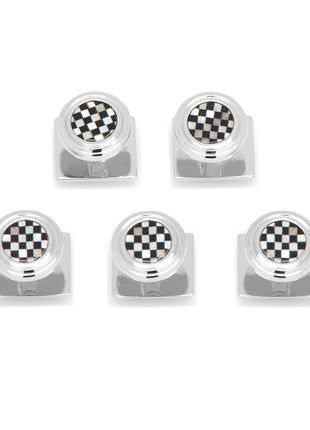 Onyx and Mother of Pearl Checker Step 5-Studs