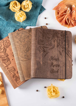 Wooden Recipe Book – Bakery Style