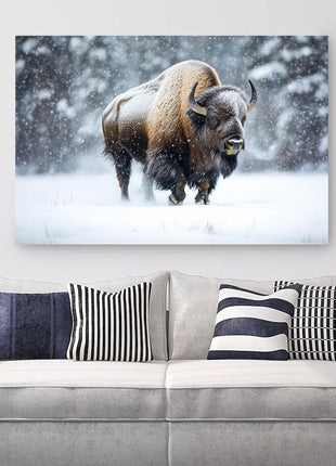 Bison Canvas Print • Bison Canvas Wall Art