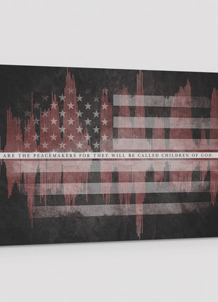 Blessed Are The Peacemakers - Soundwave Art