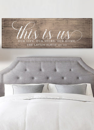 This Is Us Wall Art – Our Life, Our Story, Our Home