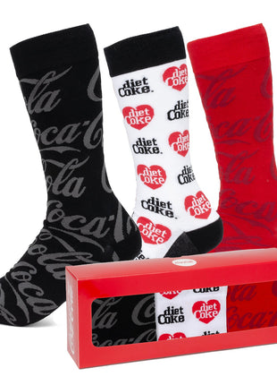 Coca-Cola 3 Pack Sock Set