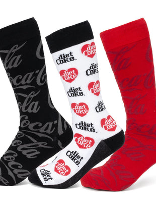 Coca-Cola 3 Pack Sock Set