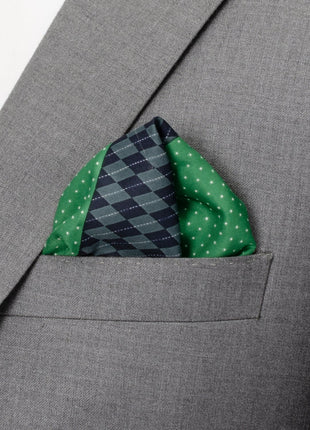 Argyle Dot Multi Pocket Square