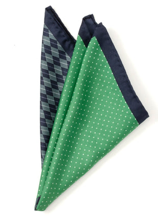 Argyle Dot Multi Pocket Square