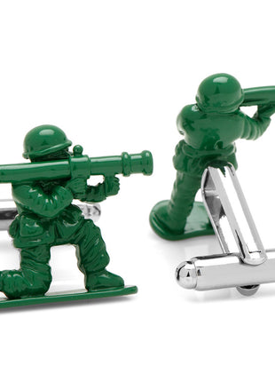 Green Army Men Cufflinks