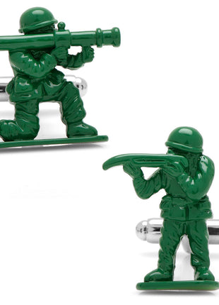 Green Army Men Cufflinks