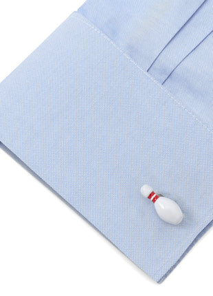 Bowling Pin & Ball 3D Cufflinks
