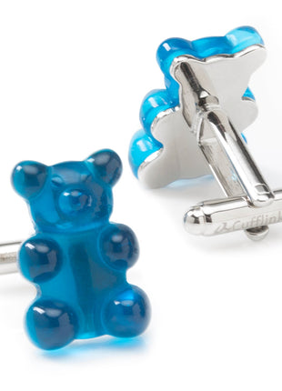 Blue Gummy Bear Cufflinks