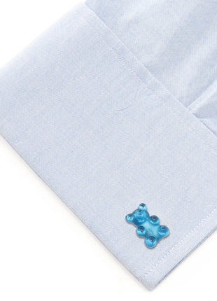 Blue Gummy Bear Cufflinks
