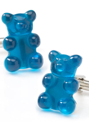 Blue Gummy Bear Cufflinks