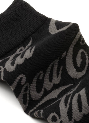 Coca-Cola Black Logo Dress Socks