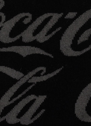 Coca-Cola Black Logo Dress Socks