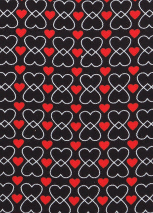 Intertwined Hearts Pocket Square