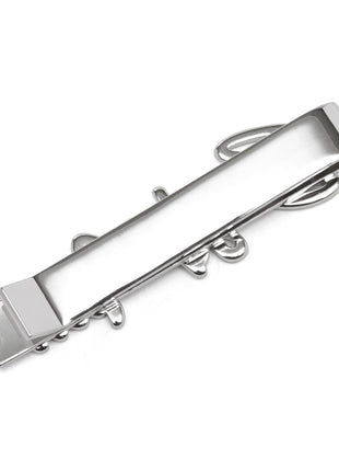 Best Man Silver Tie Bar