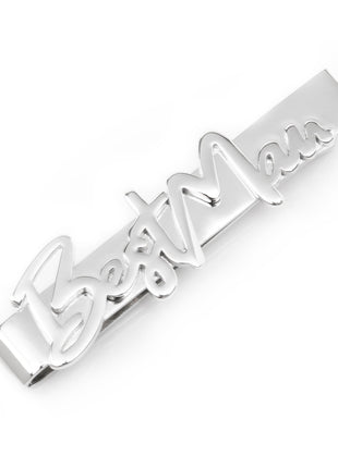 Best Man Silver Tie Bar