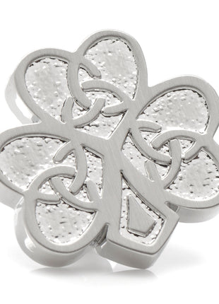 Celtic Knot Shamrock Lapel Pin