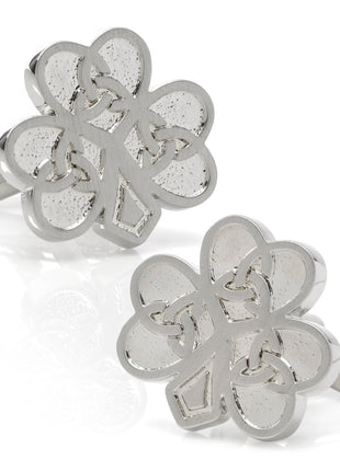 Celtic Knot Shamrock Cufflinks