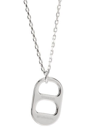 Diet Coke Tab Silver Necklace
