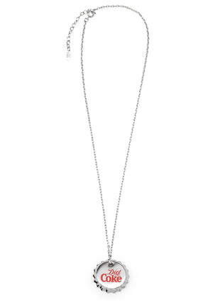 Diet Coke Bottle Cap Red Necklace