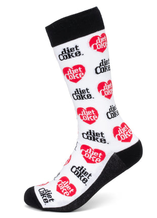 Diet Coke White Dress Socks