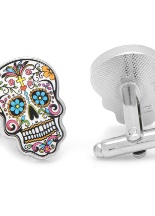 Day of the Dead Skull Cufflinks