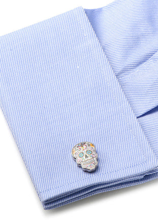 Day of the Dead Skull Cufflinks