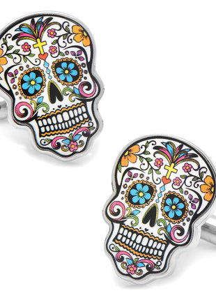 Day of the Dead Skull Cufflinks