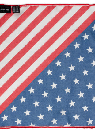 Stars and Stripes Pocket Square