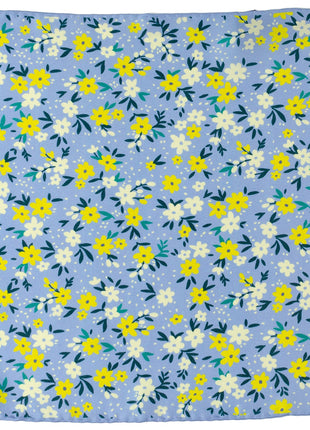 Floral Blue Pocket Square
