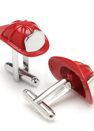 Fireman Hat 3D Cufflinks