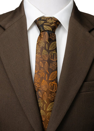 Fall Spice Men's Brown Tie